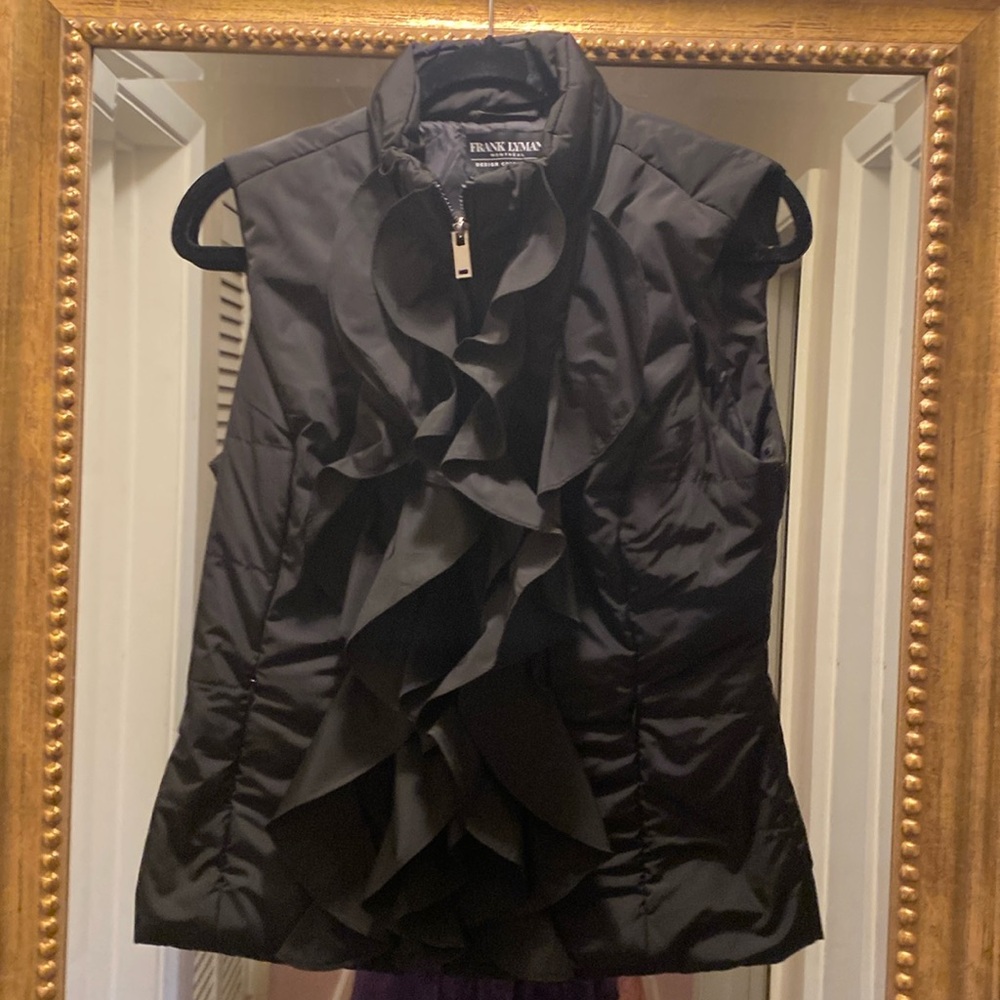 Frank Lyman dressy vlack vest size S/P